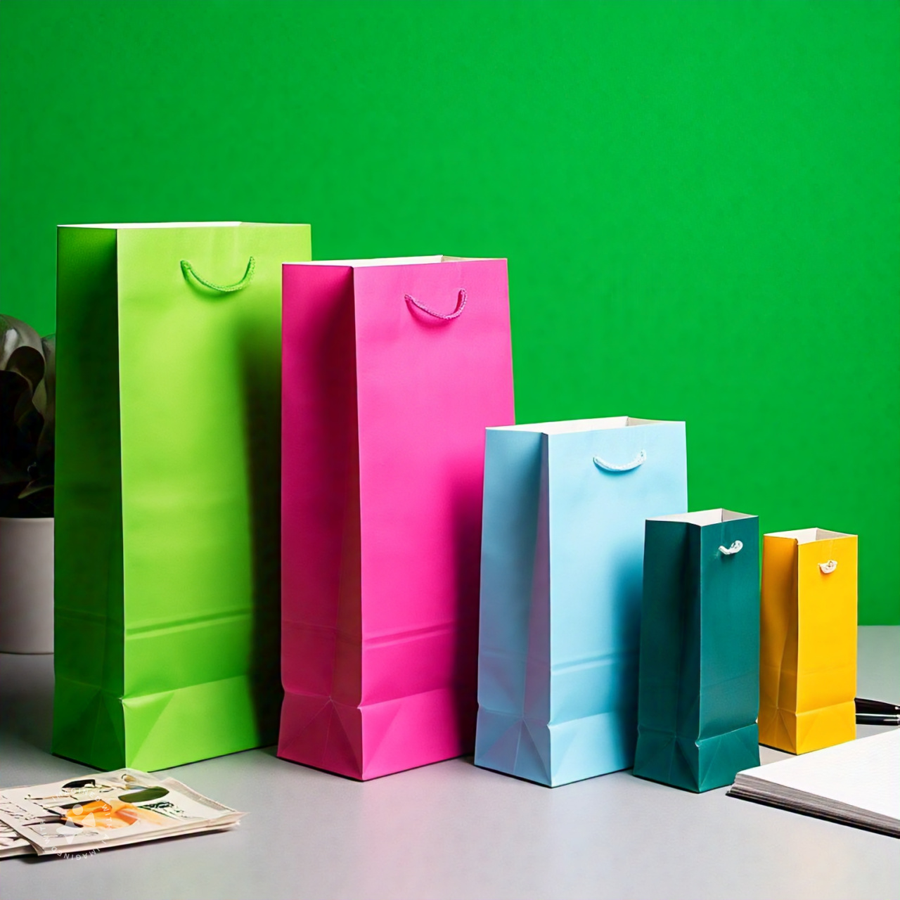 PAPER CARRIER BAGS AND GRAB BAGS
